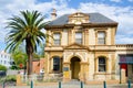 Historical Westpac bank of Australia` s building was designed in victorian classic Revival, at Kiama branch.